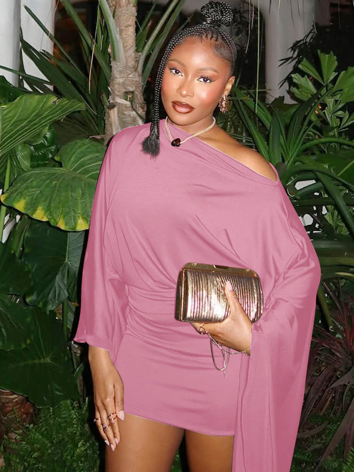 The Seraphina Draped Mini Dress