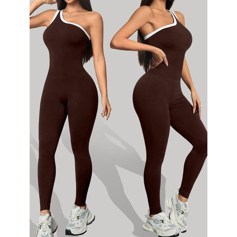 Elara IceSilk One-Shoulder Jumpsuit