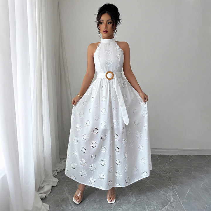 Maison Valoria Lace Maxi Dress