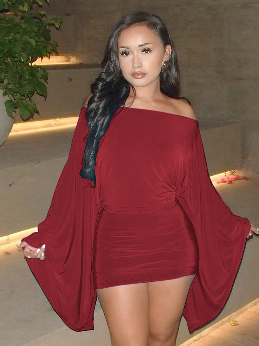 The Seraphina Draped Mini Dress