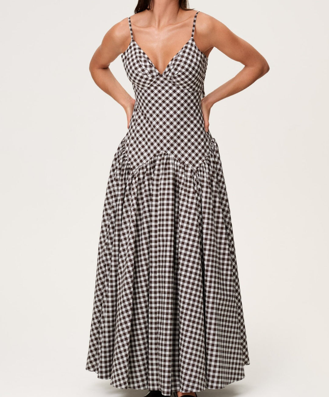 The Amara™ Plaid Midi Dress
