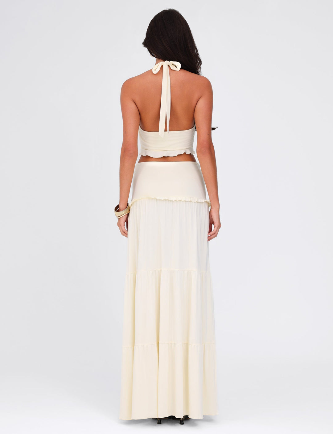 Serenity Chic™ Ruched Ruffle 2-Piece Skirt Set
