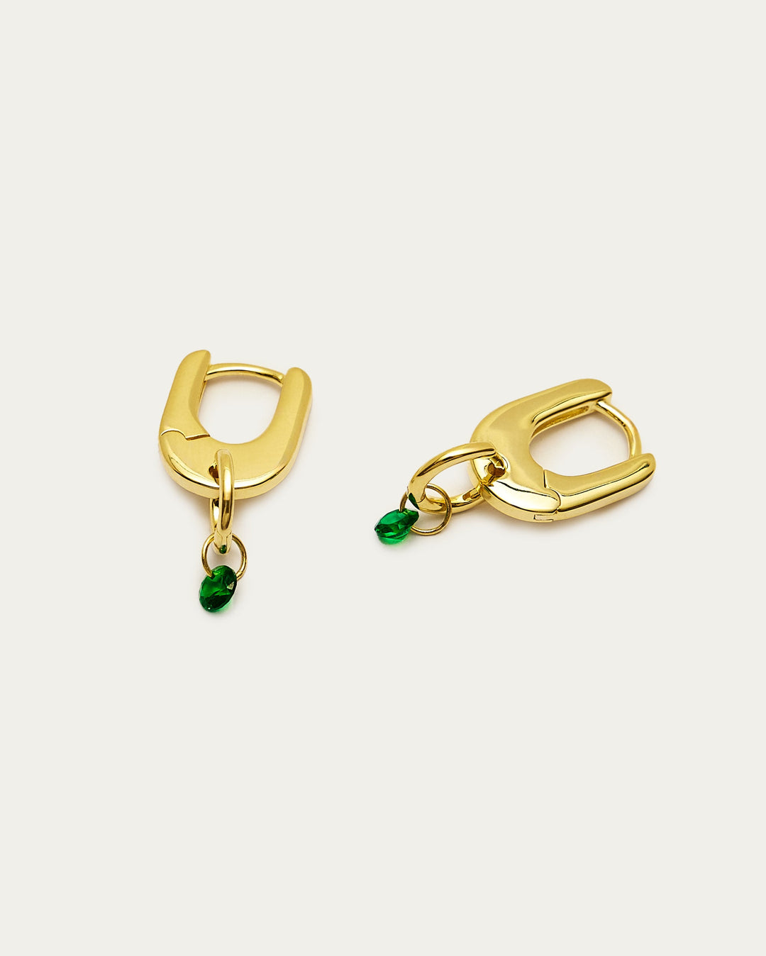 Multi Colour Charm Hoop Earrings