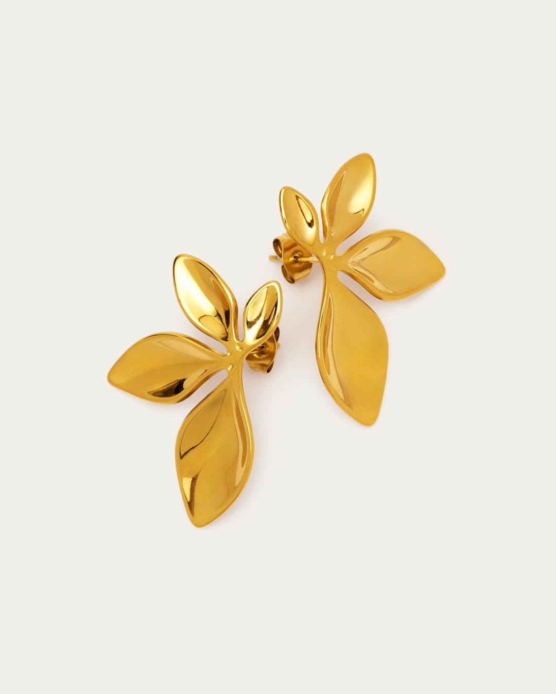 Sculptural Flora Stud Earrings