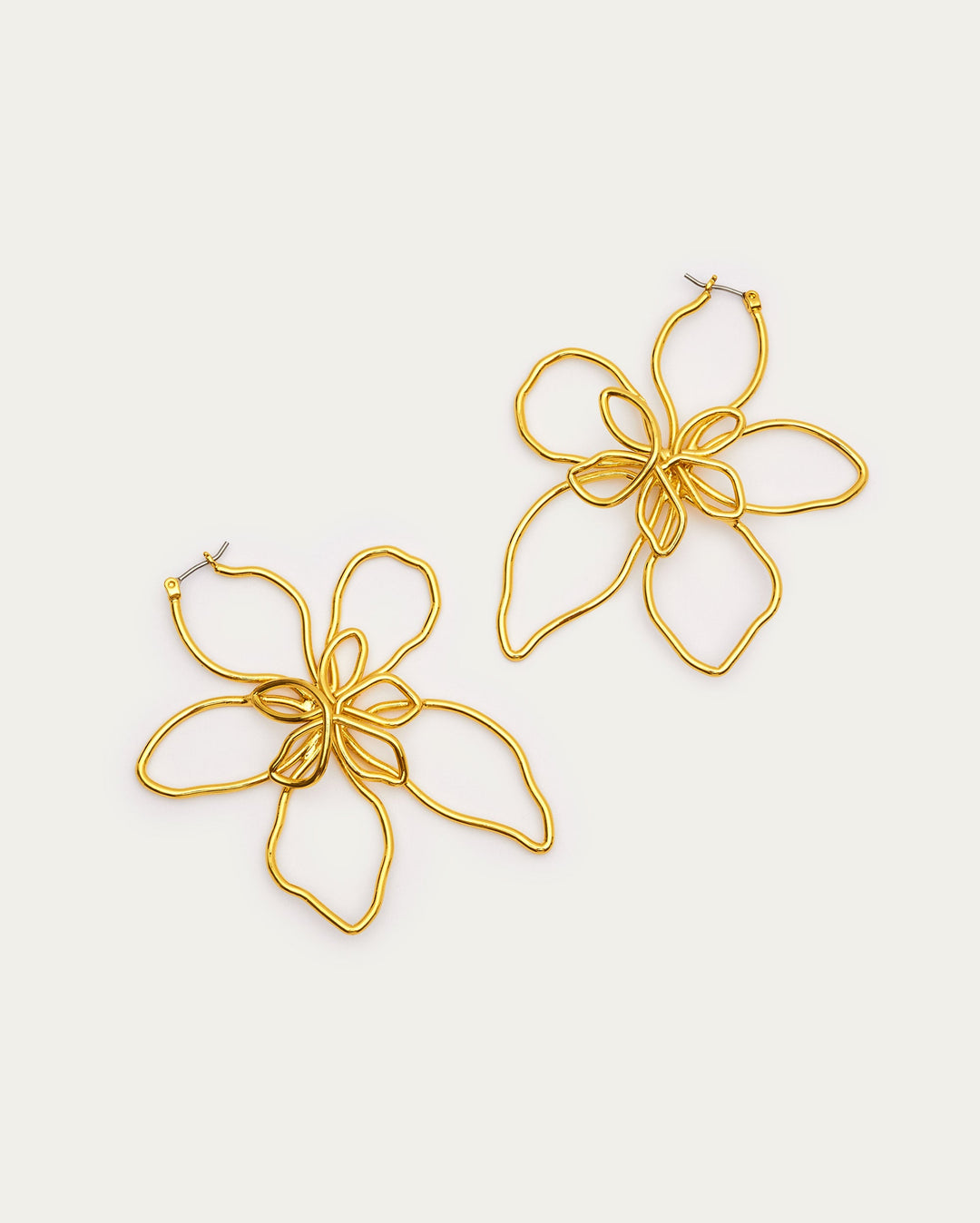 Sculpted Bloom Statement Earrings