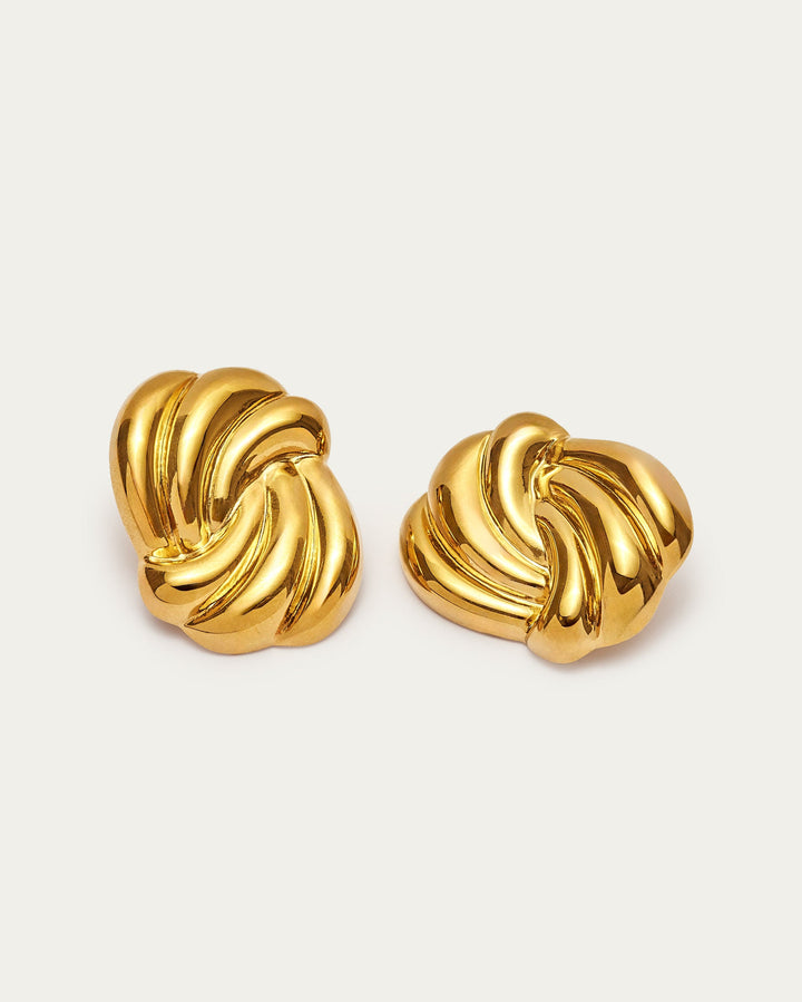Vintage Knot Stud Earrings