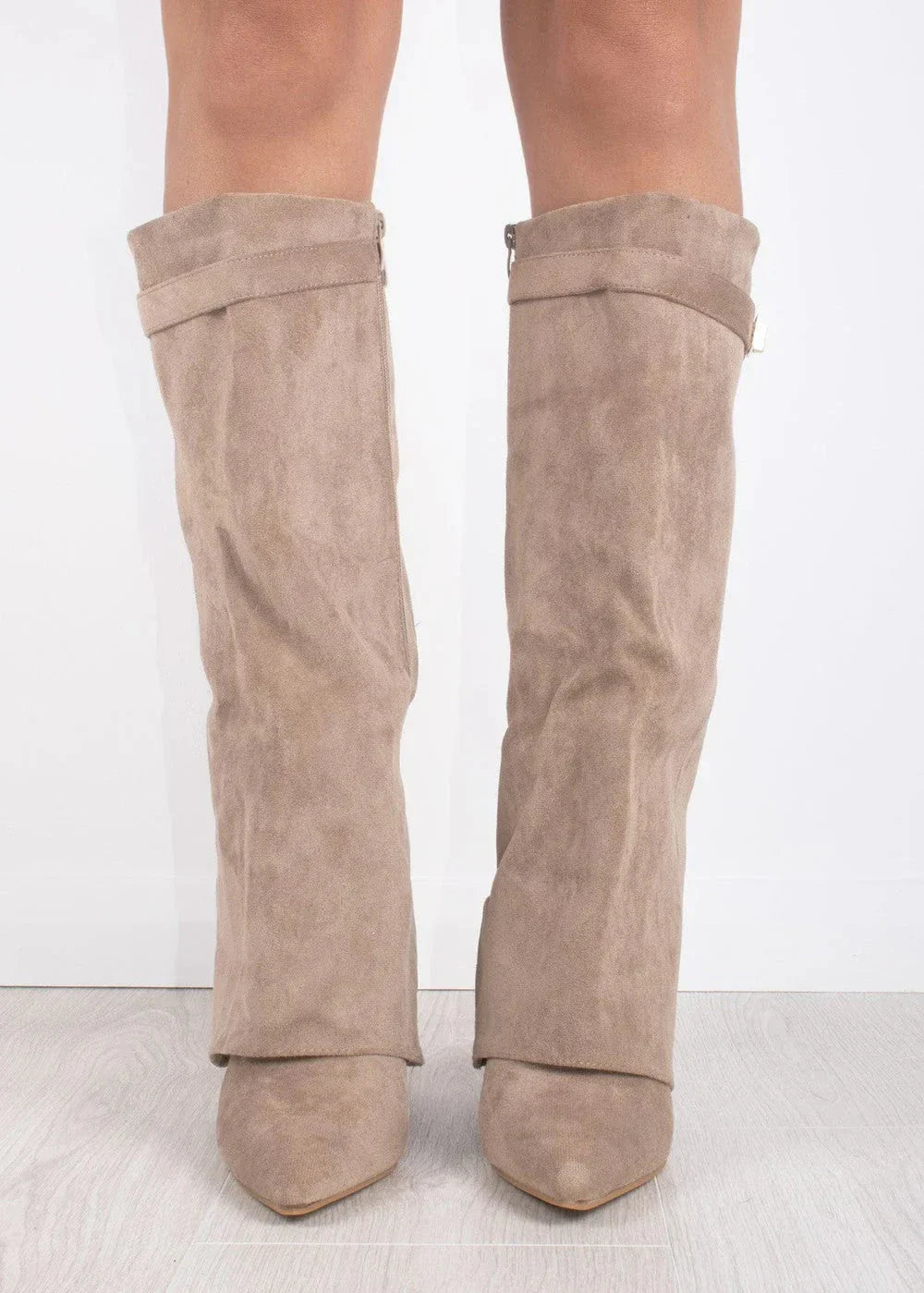 Polly | Suede knee high boots