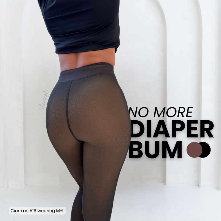 Bare-Leg Look Fleece Lined Tights