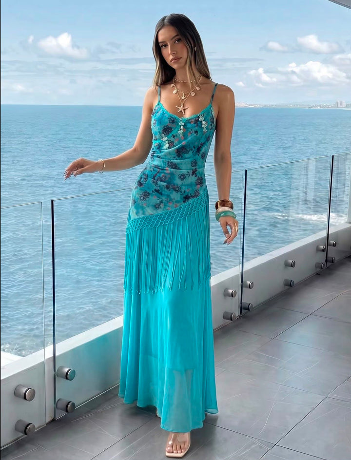 The Santorini Bloom™ Maxi Dress