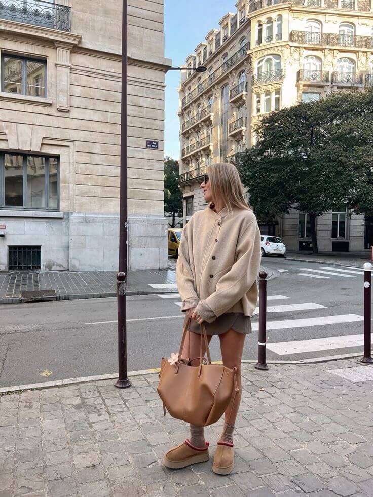Pernilla – Fitted tote bag with side ruching