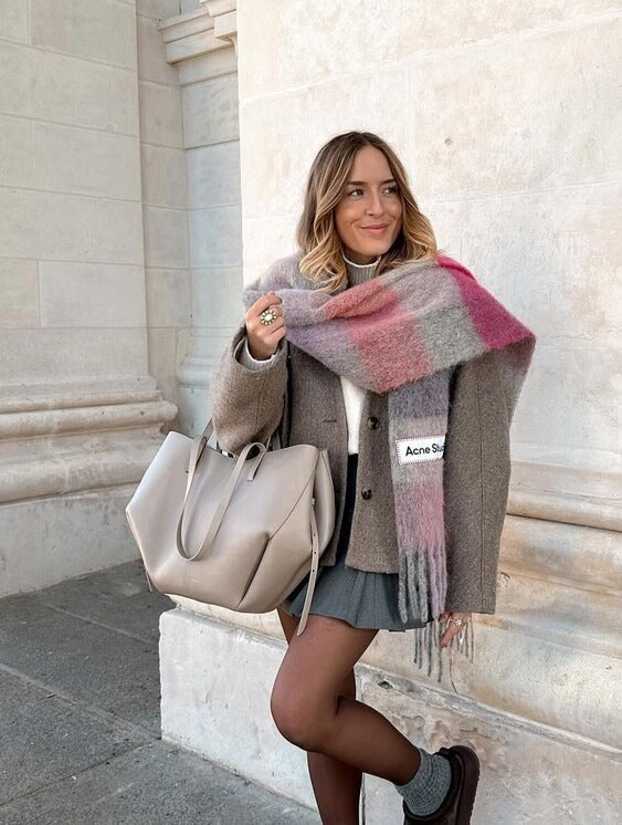 Pernilla – Fitted tote bag with side ruching