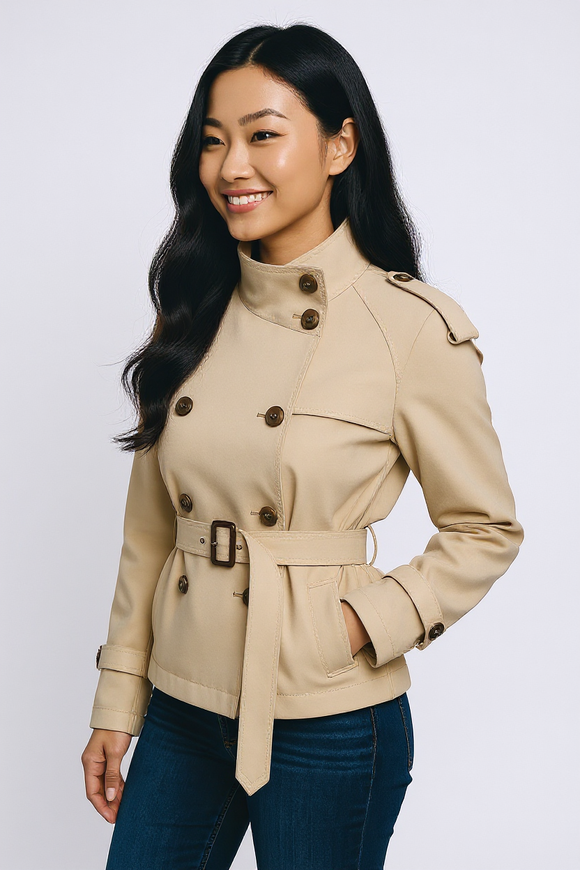 The Serenity™ Autumn Cropped Trench