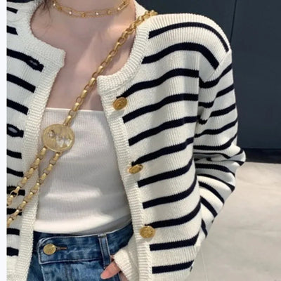 Serenity™ Women’s Stripe Knitted Cardigan