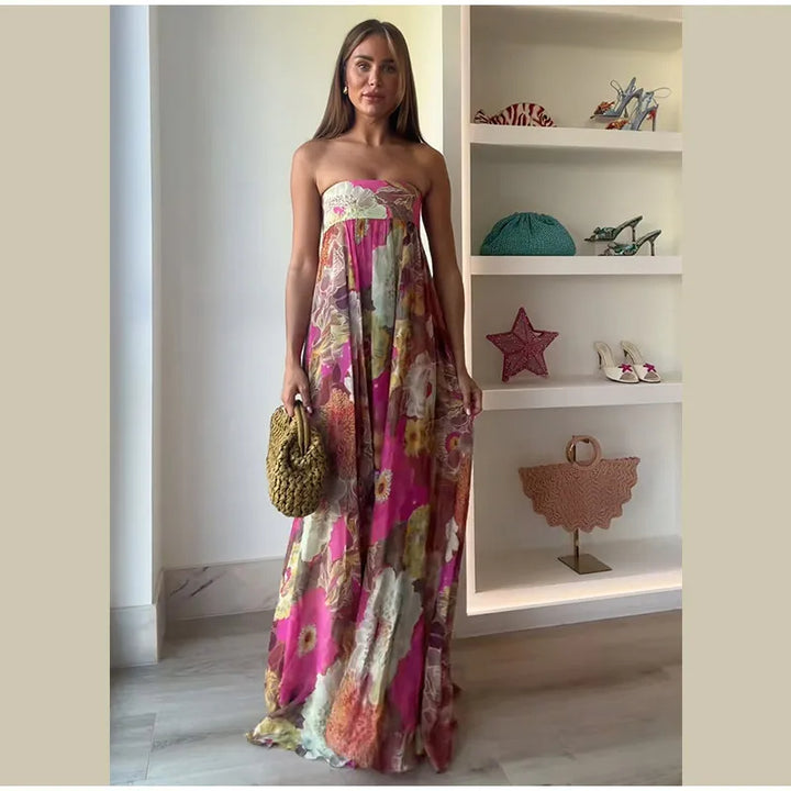 Petal Whisper Maxi Dress