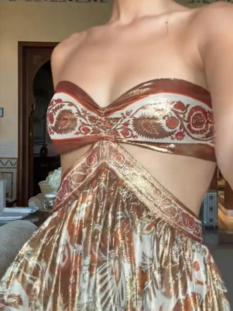 Draped Robe Moroccan Dress