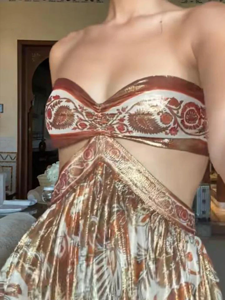 Draped Robe Moroccan Dress
