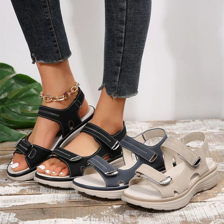 Bella™ Orthopedic leather sandals made from high-quality material
