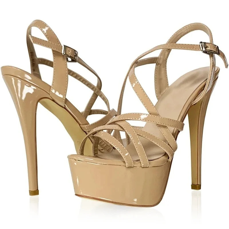 Scharlachrote Luxe-Heels