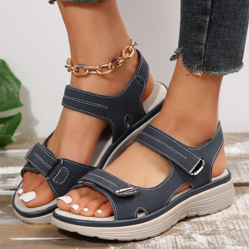 Bella™ Orthopedic leather sandals made from high-quality material