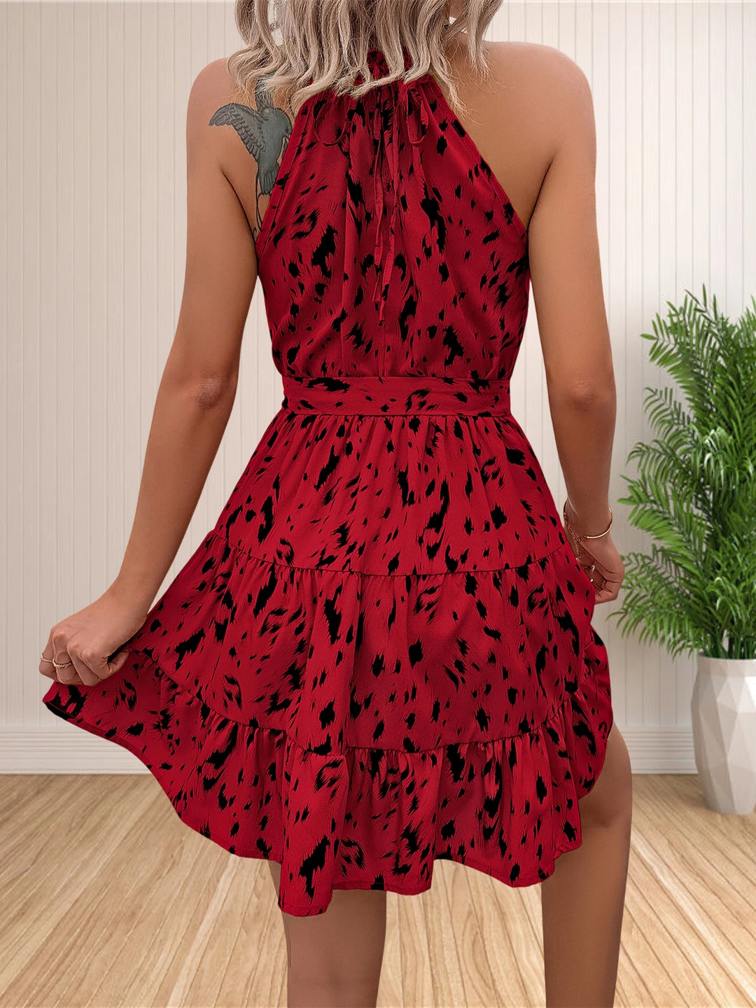Floral Polka Dot Print