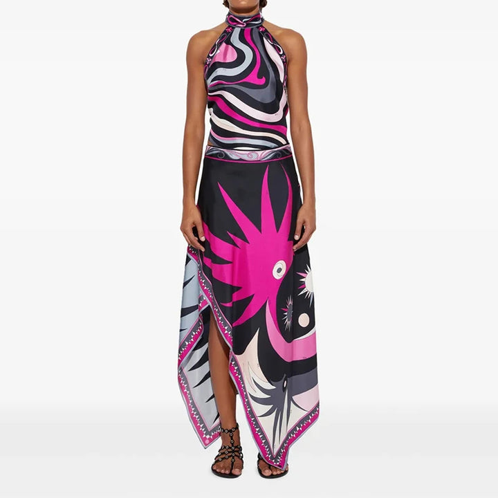 Irregular Commute 2 Piece Skirt Sets