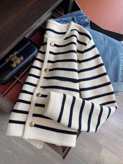 Serenity™ Women’s Stripe Knitted Cardigan