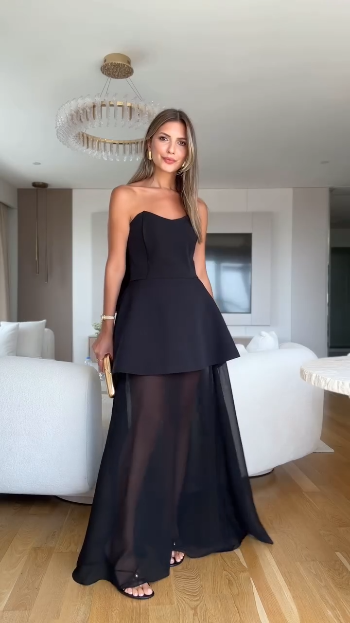 Moonlit Layers Tulle Gown