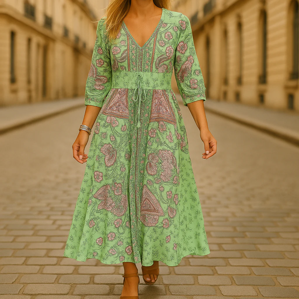 Bohemian maxi dress