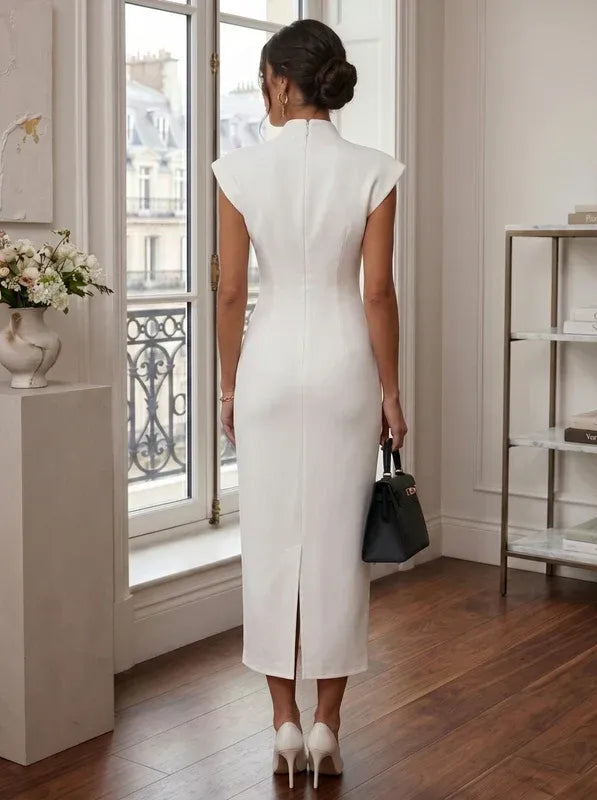 The Celestine Sculpted Maxi Dress™