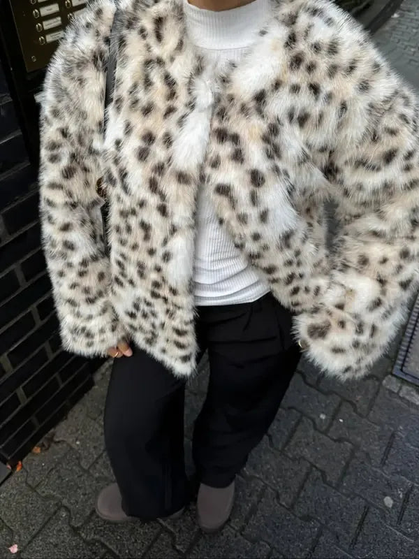 Leopard Print Winter Jacket
