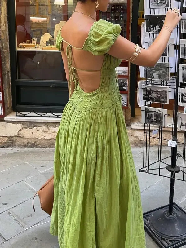 French Strapless Dress
