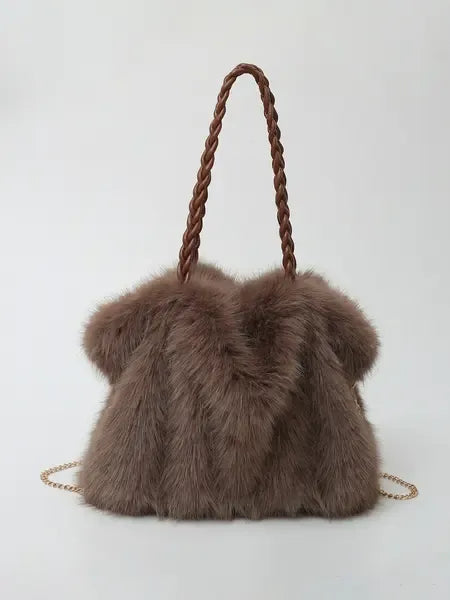 Retro Plush Fur bag