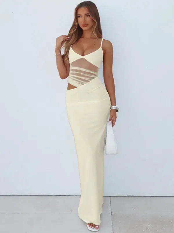 Chic Mesh Cami Dress