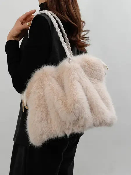 Retro Plush Fur bag