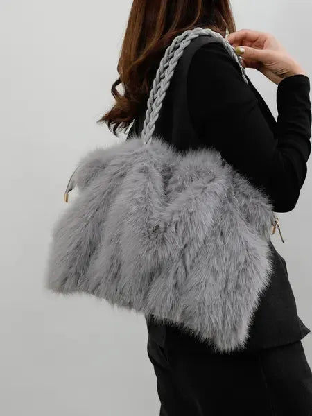 Retro Plush Fur bag