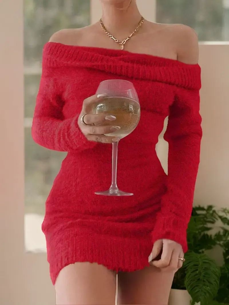 OFF Shoulder Bodycon Dress