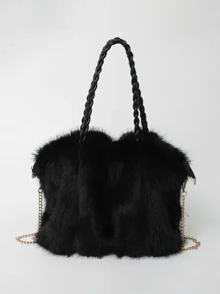 Retro Plush Fur bag