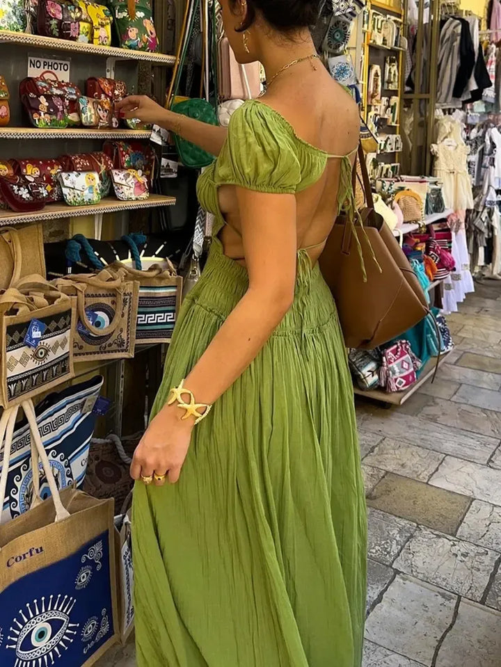 French Strapless Dress