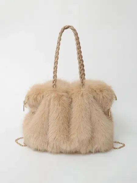 Retro Plush Fur bag