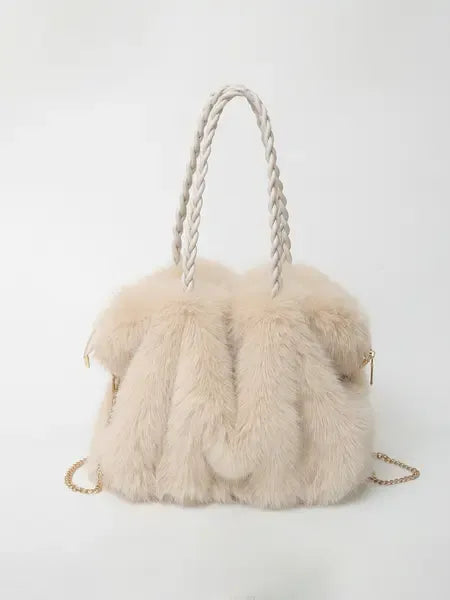 Retro Plush Fur bag