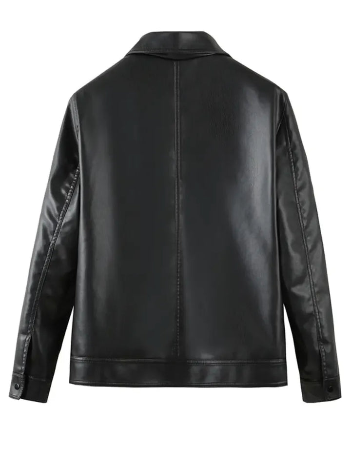 Mens Pu Leather All Season Jacket
