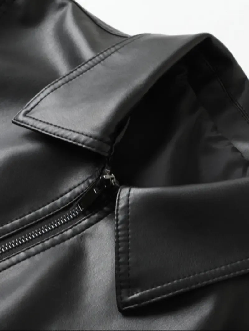 Mens Pu Leather All Season Jacket