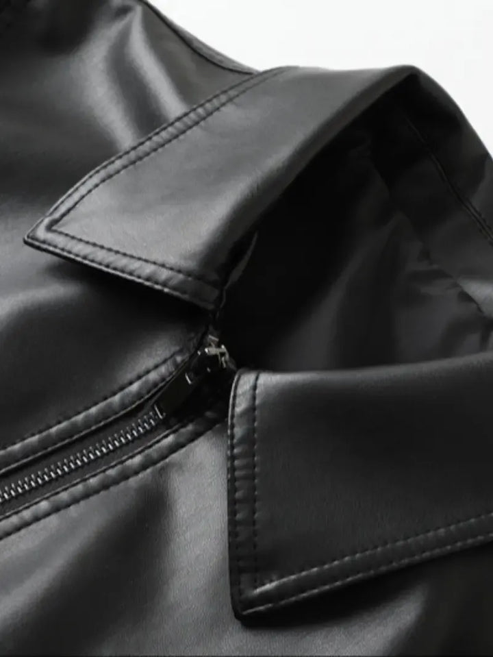 Mens Pu Leather All Season Jacket