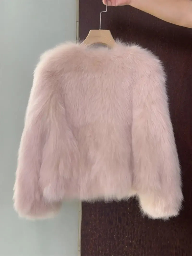Aurelia Luxe Faux Fur Jacket ( Slightly Oversized )