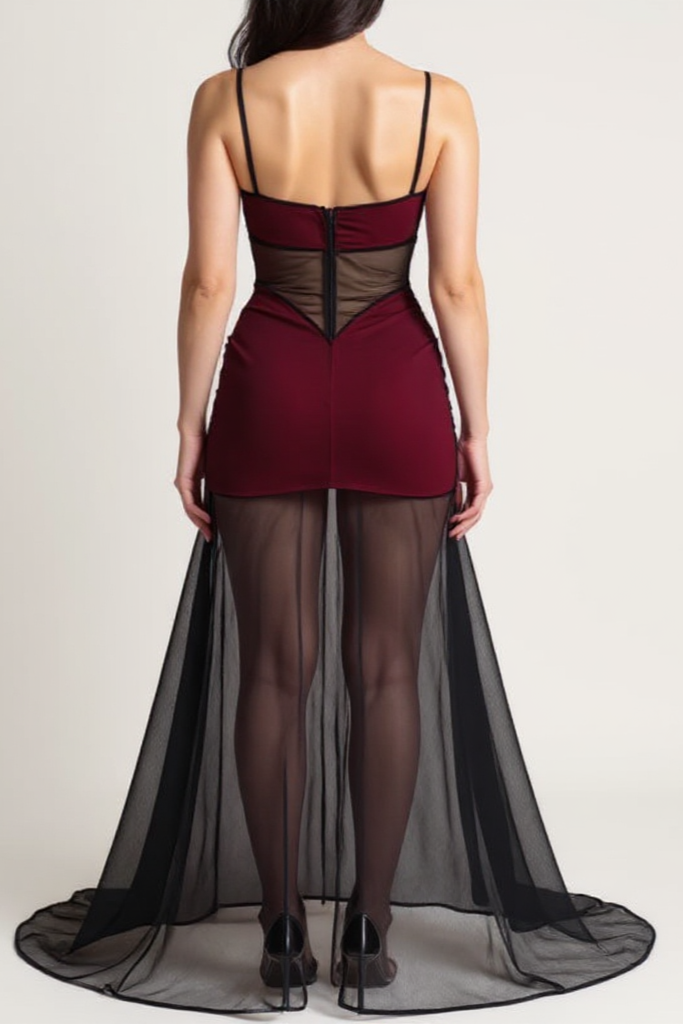 Serenity Élan Mesh Maxi Dress
