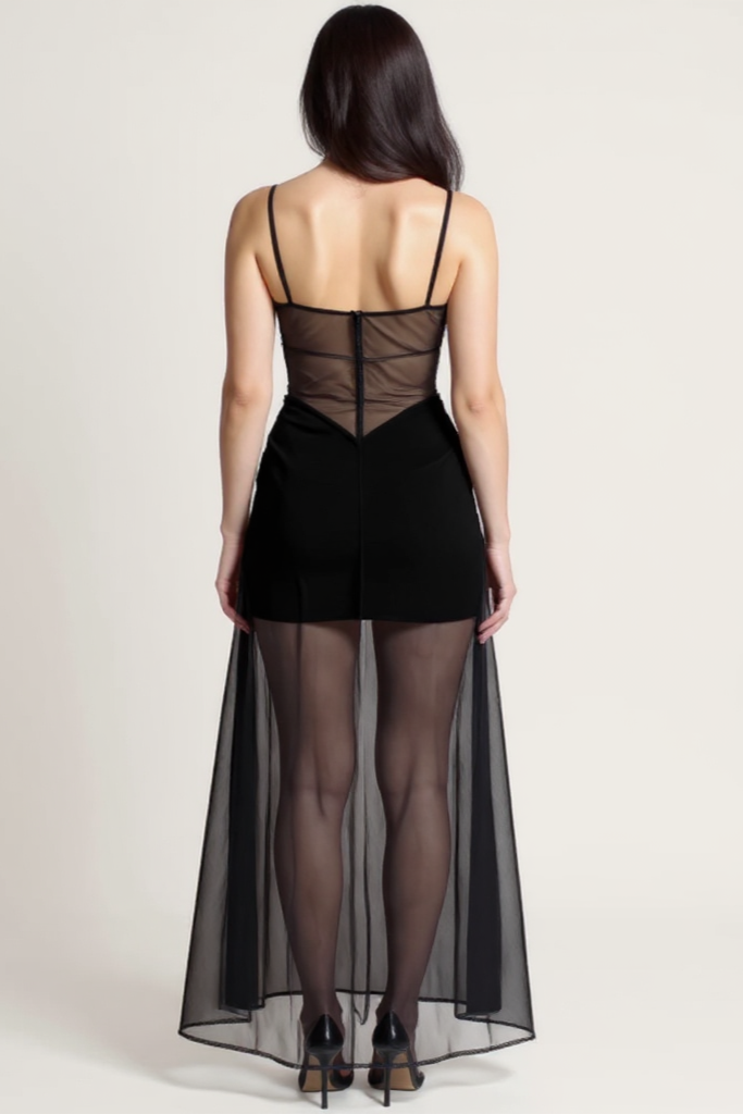 Serenity Élan Mesh Maxi Dress