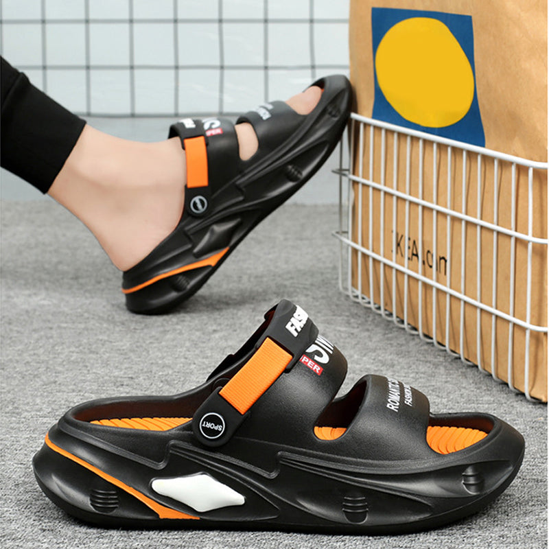Sandals with a Thick Sole and a Soft Feel