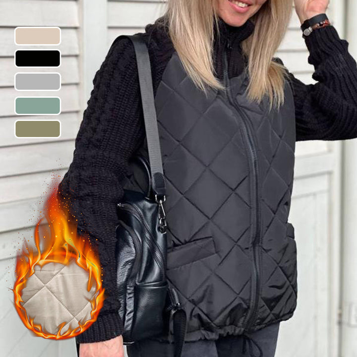 Aura Knit Patchwork Puffy Jacket