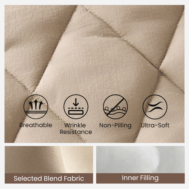 Aura Knit Patchwork Puffy Jacket