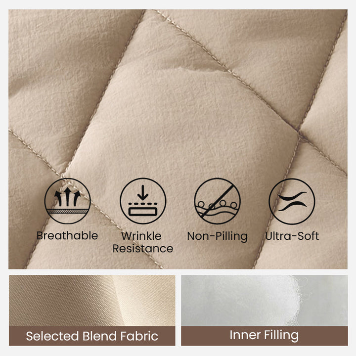 Aura Knit Patchwork Puffy Jacket